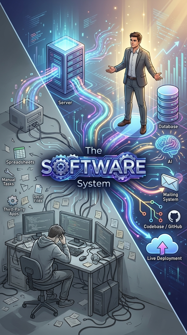 Done playing small visual, ownership mindset